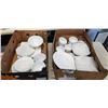 Image 1 : 2 BOXES OF WHITE DISHES