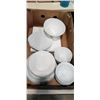 Image 2 : 2 BOXES OF WHITE DISHES