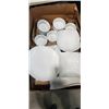Image 3 : 2 BOXES OF WHITE DISHES