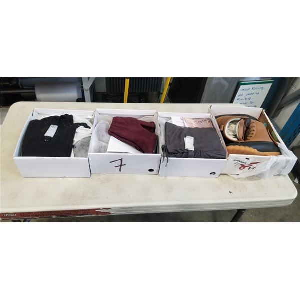 4 NEW PAIRS  SIZE 7  BOOTS