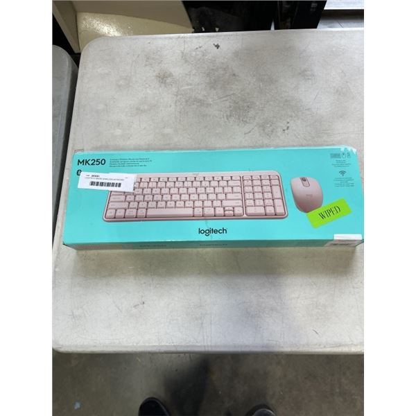 LOGITECH MK250 WIRELESS KEYBOARD AND MOUSE COMBO - TESTED WORKING