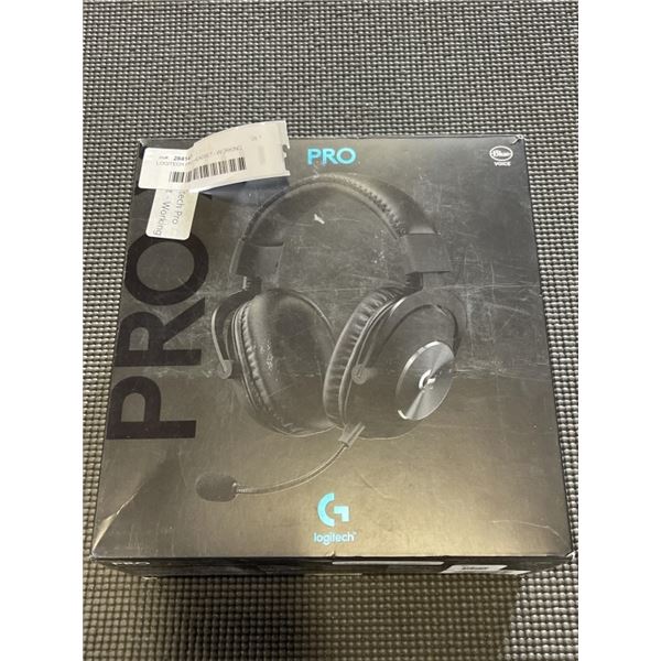 LOGITECH PRO HEADSET - WORKING