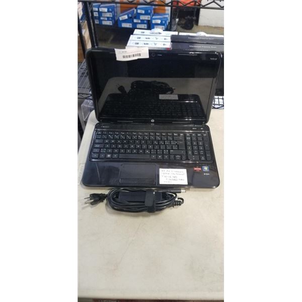 HP PAVILLION G6 15 INCH LAPTOP WITH POWER SUPPLY, WINDOWS 10 UPDATES, RESET AND READY TO USE