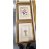 Image 3 : 5 GOLD FRAMED PRINTS