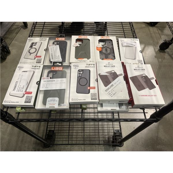 ASSORTED SAMSUNG AND GOOGLE PIXEL PHONE CASES