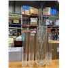 Image 1 : 4 GLASS FLOOR VASES