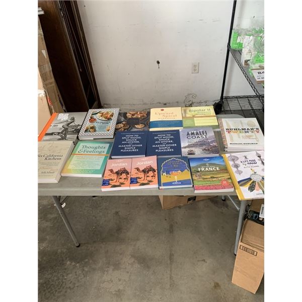 ASSORTED NEW HARD COVER BOOKS, APPROX 16