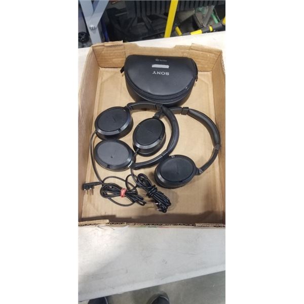 3 PAIRS OF OVER EAR HEADPHONES