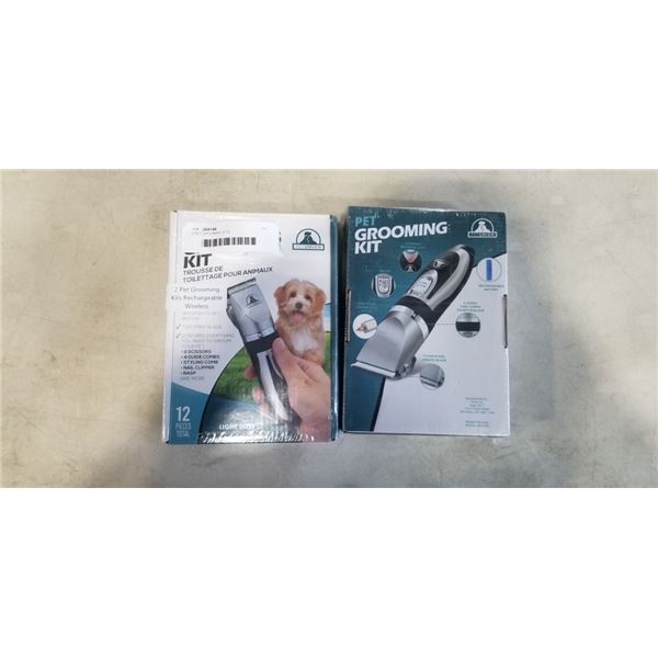 2 PET GROOMING KITS