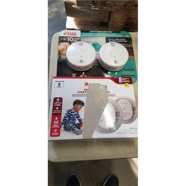 4 KIDDE SMOKE ALARMS