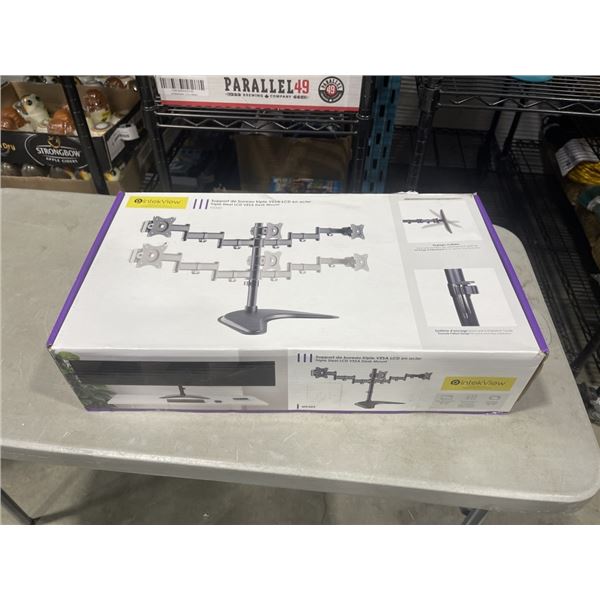 INTEKVIEW TRIPLE STEEL LCD VESA DESK MOUNT