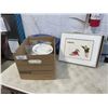 Image 1 : BOX OF CHINA  FRAMED STITCH ARTWORK