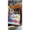 Image 4 : 2 BAGS AND BOX OF VHS TAPES