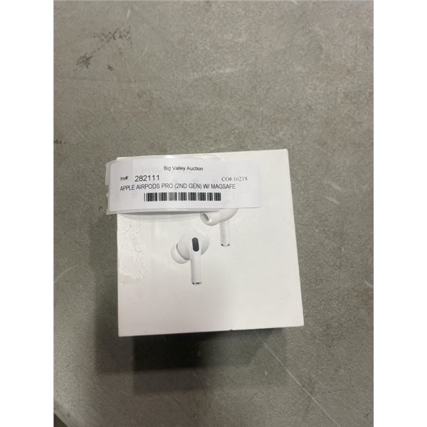 APPLE AIRPODS PRO (2ND GEN) W/ MAGSAFE CASE (USB-C) - TESTED WORKING, RETAIL $299