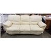 Image 1 : WHITE LEATHER SOFA
