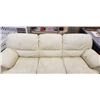 Image 3 : WHITE LEATHER SOFA
