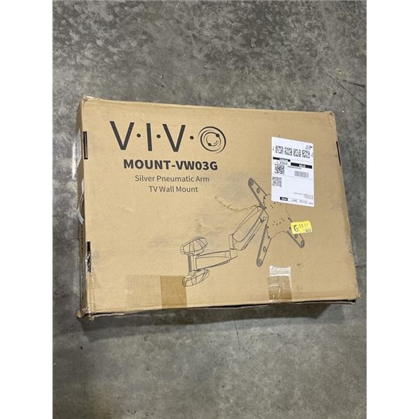 VIVO SILVER PNEUMATIC ARM TV WALL MOUNT
