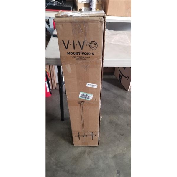 VIVO LARGE CEILING TV MOUNT WITH 5FT POLE