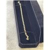 Image 2 : NEW 14K GOLD PLATED 5.5MM ROPE BRACELET, 8" LONG