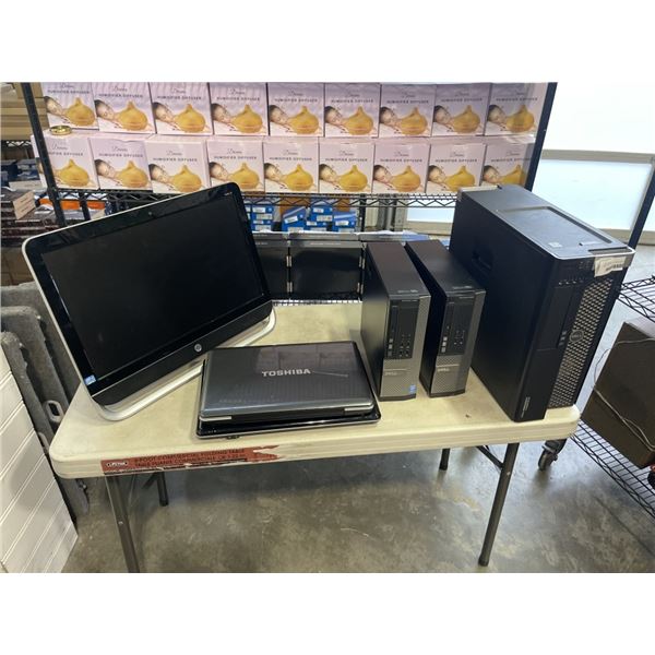 DELL DESKTOP COMPUTERS AND LAPTOPS, ALL IN ONE COMPUTER, FOR PARTS OR REPAIR