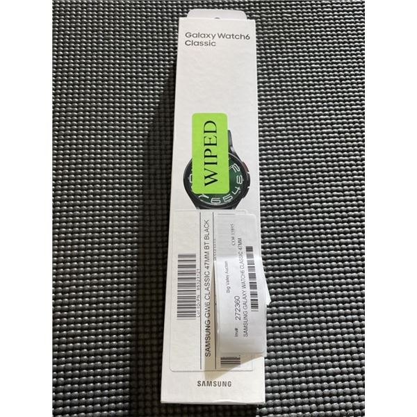 SAMSUNG GALAXY WATCH6 CLASSIC 47MM SMARTWATCH - TESTED WORKING, RETAIL $589