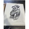 Image 5 : LOT OF FRAMED VINTAGE PRINTS AND 1 CANVAS PRINT