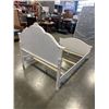 Image 4 : WHITE DOUBLE SIZE ORNATE BEDFRAME