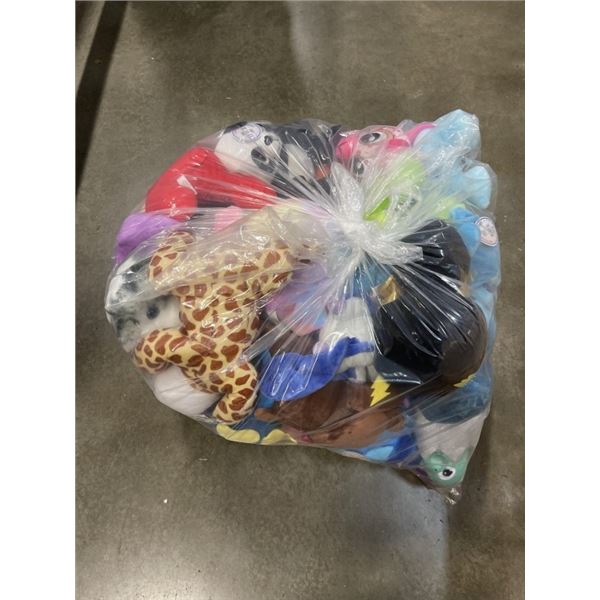 LARGE BAG OF NEW STUFFED ANIMALS