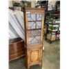 Image 1 : GLASS DOOR CORNER CABINET