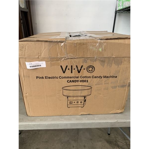 VIVO PINK ELECTRIC COMMERCIAL COTTON CANDY MACHINE