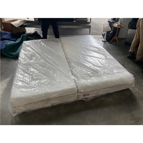 AS DOUGLAS SPLIT KING 'ALPINE', 2 TWIN XL MATTRESSES