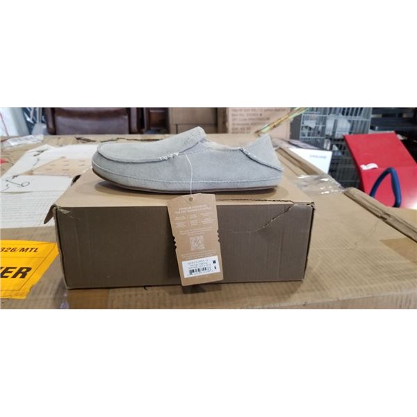 NEW OLUKAI NOEHA SLIPPER PALE GREY SIZE WOMENS 6