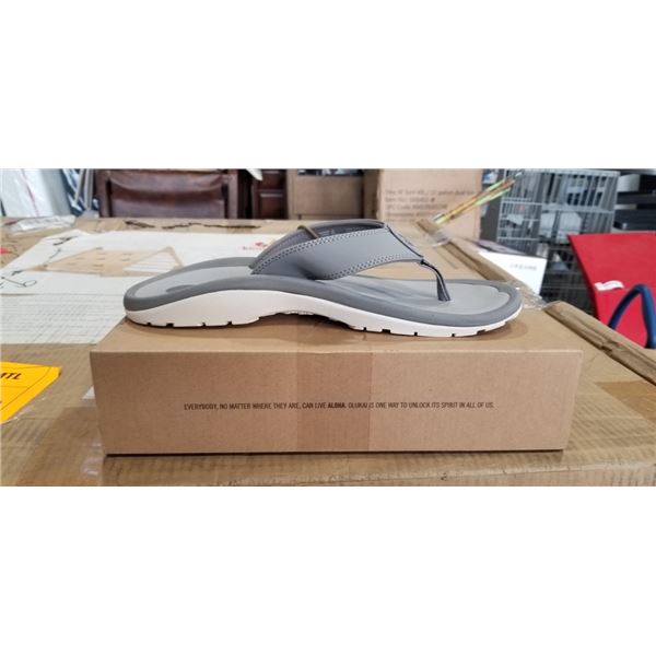 NEW OLUKAI OHANA GRAPHITE MESN SIZE 10 SANDALS