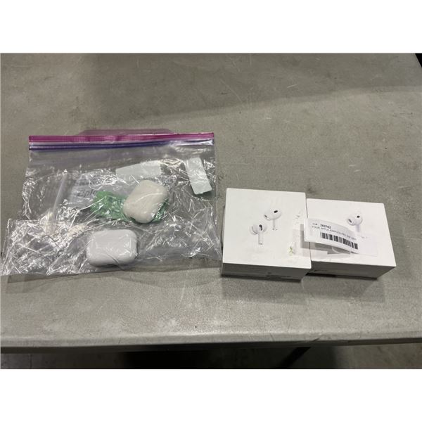 FOUR APPLE AIRPODS PRO 2ND GEN  (DEFECTED  STORE RETURNS)