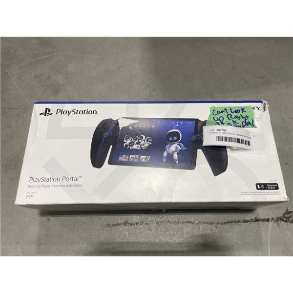 PLAYSTATION PORTAL (STORE RETURN  TESTED NOT WORKING CANT LOOK UP) DEFECTIVE