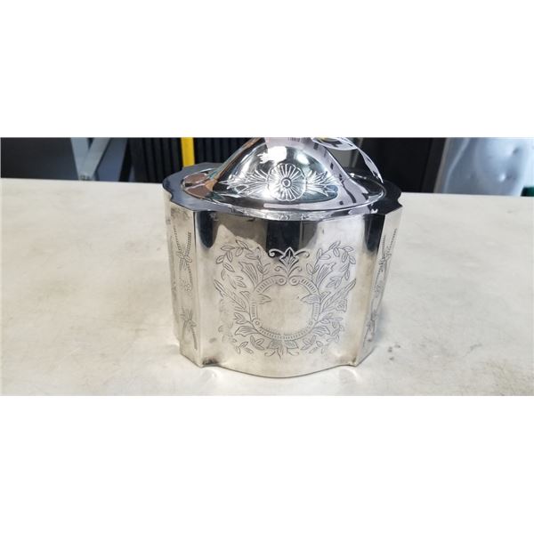 SILVER LIDDED CASE - NO MARKINGS