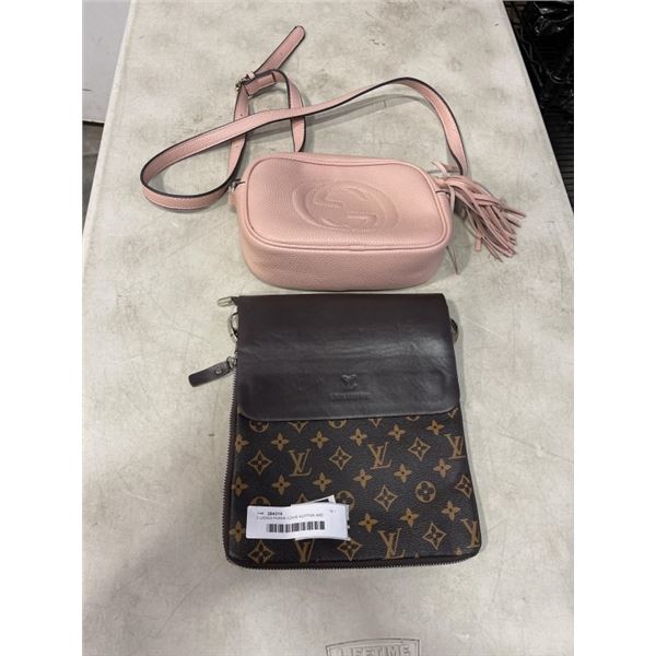 2 LADIES PURSE LOUIS VUITTON AND GUCCI - NOT AUTHENTICATED