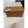Image 1 : WOOD JEWELLERY CASE W/ CONTENTS
