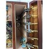 Image 3 : SOLID WOOD JEWELRY CASE W/ LOTS OF CONTENTS