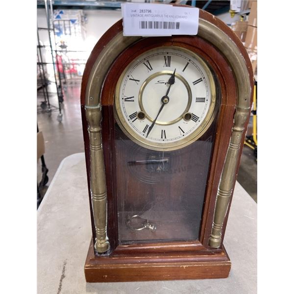 VINTAGE ANTIQUARIUS THE KING EDWARD MANTLE CLOCK