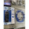 Image 4 : LOT OF CHARGING CABLES, CAT CABLE, USB LED LIGHTS, ETC