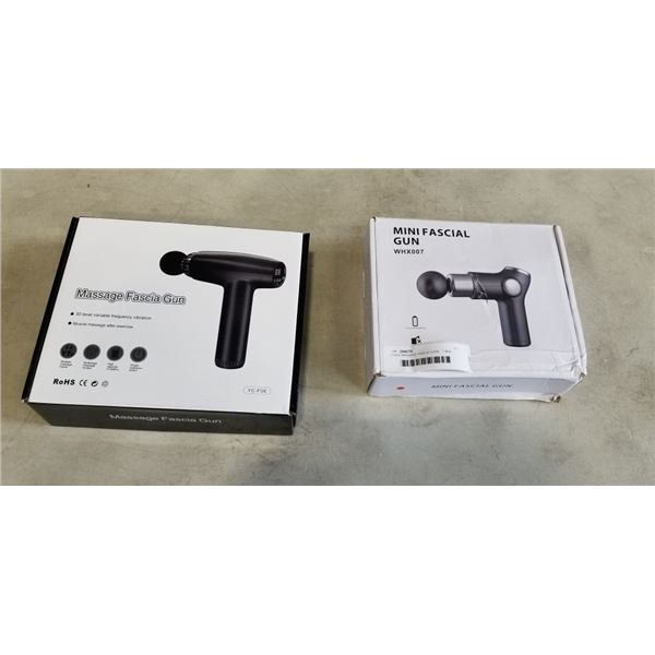 2 NEW MASSAGE FASCIA GUNS - 1 MINI