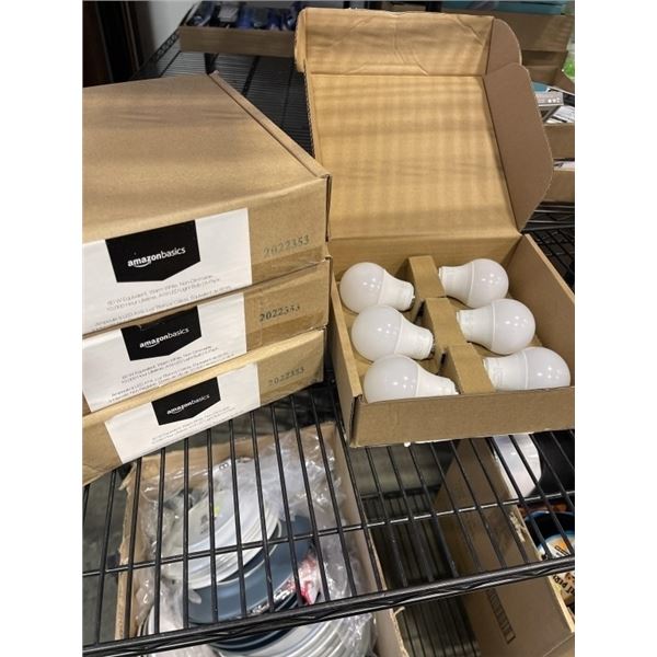 4 NEW 6 PACKS OF A19 60W WARM WHITE LIGHT BULBS