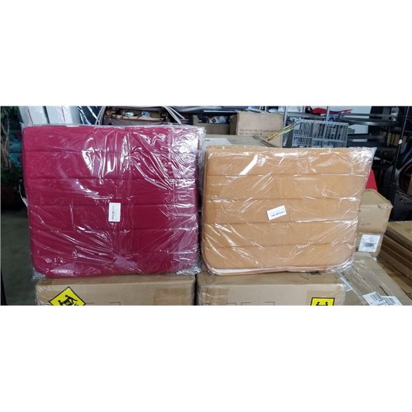 6 NEW SOFT MEMORY FOAM BATH MATTS, 3 ARE 19 X 31, 3 ARE 19 X 35