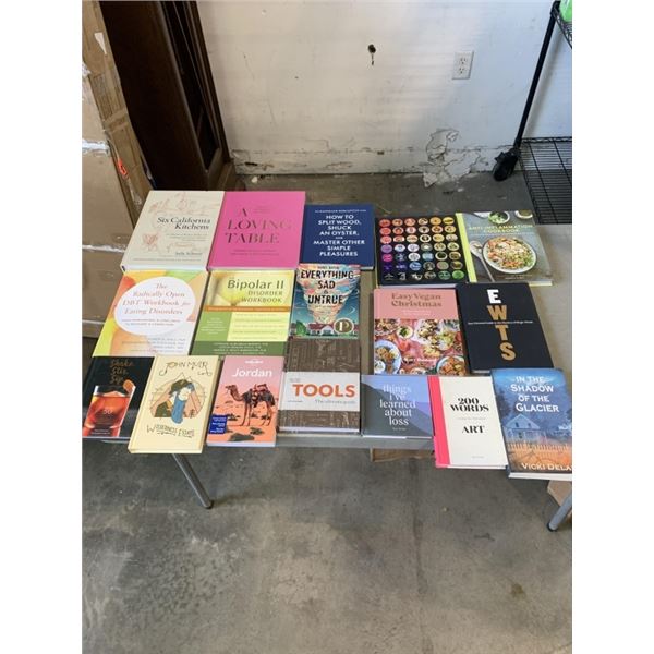 ASSORTED NEW HARD COVER BOOKS, APPROX 16