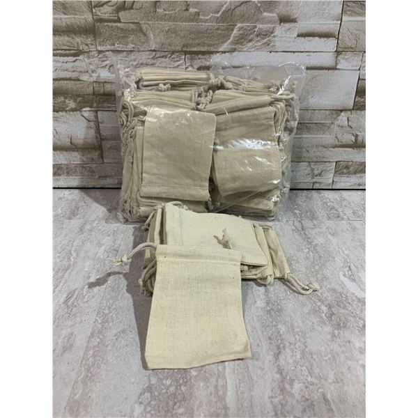 Large Bag Full of Medium Sized Cotton Bags / Pouches