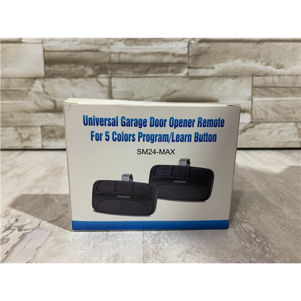 2 Pack of Universal 3 Button Garage Door Opener Remotes