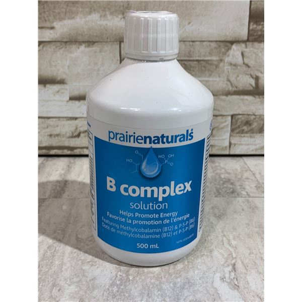 PrairieNaturals B Complex Solution - 500ML