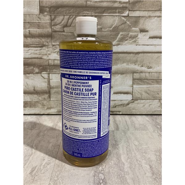 1 Bottle of Dr. Bronner's 18-in-1 Lavender Pure-Castile Soap 946ml
