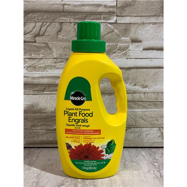 1 Jug of MiracleGro Liquid All-Purpose Plant Food (1.14kg) - New